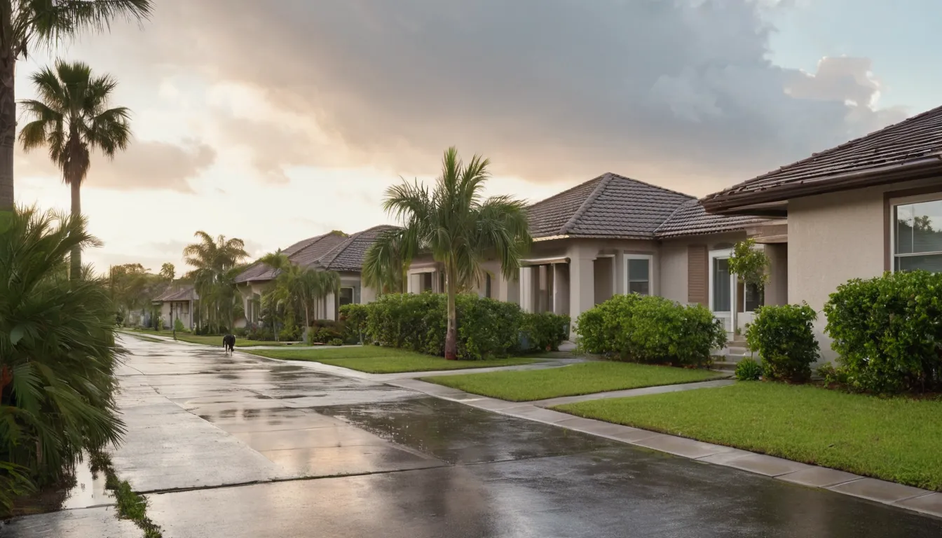 A neighborhood of concrete block homes across the Orlando area